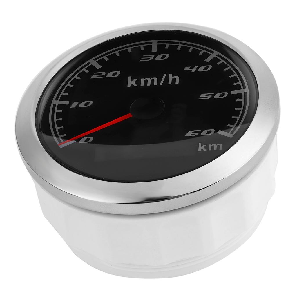 85mm 60KM H GPS Speedometer IP67 Waterproof Universal for Marine Ships Yachts Car MotorcycleBlack Dial