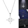 Fashion Celtic-Knot Pendant Necklace Witches-Knot Choker Chain Triquetra-Trinity Charm Clavicle Chain Jewelry Ornament