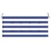 Garden Bench Cushion Blue&White Striped 100x50x4cm Oxford Fabric