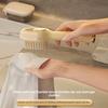 Soft Bristle Shoe Brush with Liquid Dispenser Nylon Cleaning Brush for Shoes Laundry