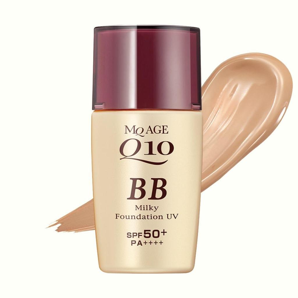 MQAGE BB Milky Foundation UV TB Natural Beige UV Prevents Oily Pore Makeup Stain and Wrinkle Made in Shining Official Z271070 Foundation, Protection,
