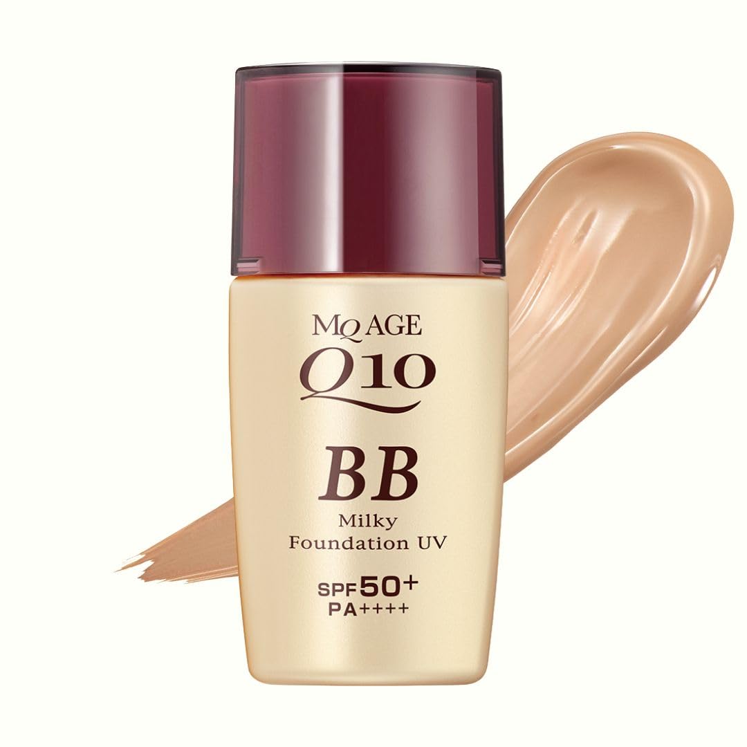 

MQAGE BB Молочная основа под макияж UV TB Натуральный бежевый UV Предотвращает жирный блеск пор, Стойкая к макияжу и морщинам, Сделано в Shining Official Z271070 Тональная основа, Защита,