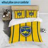3PCS Fcsm Football Club Emblem Bedding set,Ideal for1pc Duvet Cover And 2pcs Pillowcases Perfect for Christmas gift,Ideal for Bedroom, Dormitory
