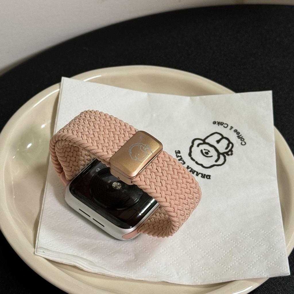 Geflochtenes Music Puppy-Uhrenarmband für die Apple Watch Series 5–9 und SE