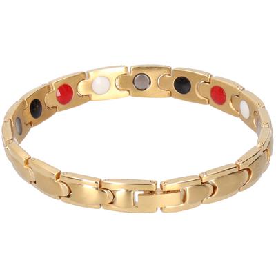 Bracciale Magnetico Dorato Moda Impermeabile Catena da Mano da Donna Gioielli Regali di Anniversario