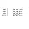 7/8/9/10 Inch Universal 360 Degree Rotating Four Hook Leather Tablet Protection Case
