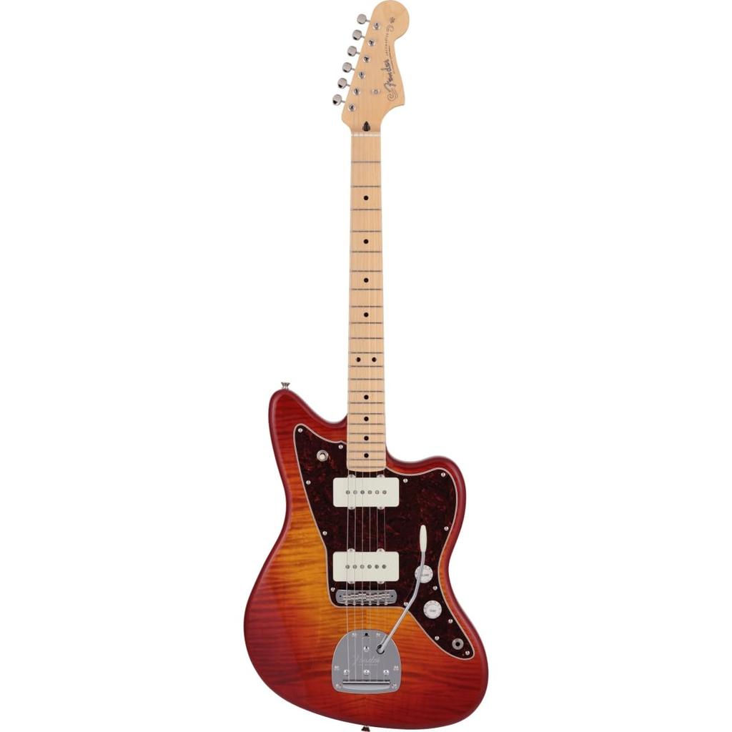Fender / 2024 Collection Made In Japan Hybrid II Jazzmaster Maple Fingerboard Flame Sunset Orange Transparent [Limited Model]