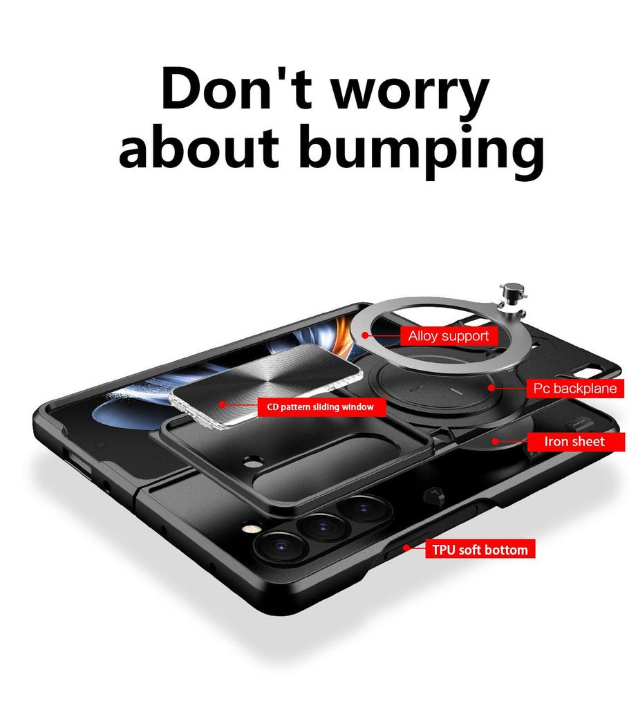 Samsung Fold7 Magnetisches Case mit Halterung für Fold5/6 Schutzhülle