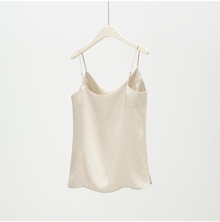 Damen-Set aus französischer Maulbeerseide: Camisole & Langer Rock - Frühjahrs-/Sommer-Mode