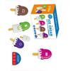Letter Learning Toy Number Color Recognition Ice Cream Shape Sorting Counting Educational Toy For Kids 26 Pieces