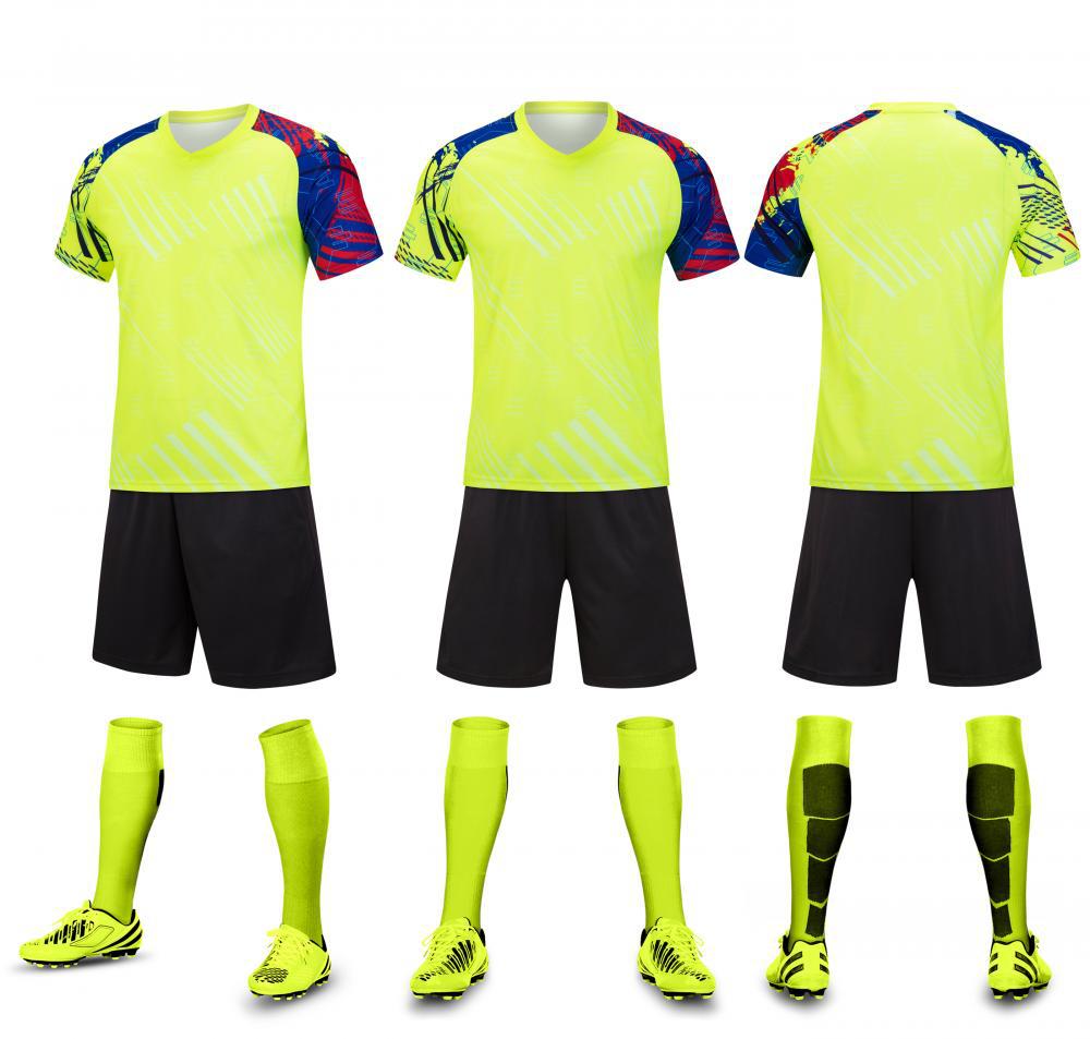 Men'S And Women'S Suit Trendy Training Team Uniforms Kids Adult Team Competition Summer Sports Short Sleeve Soccer Jersey 605