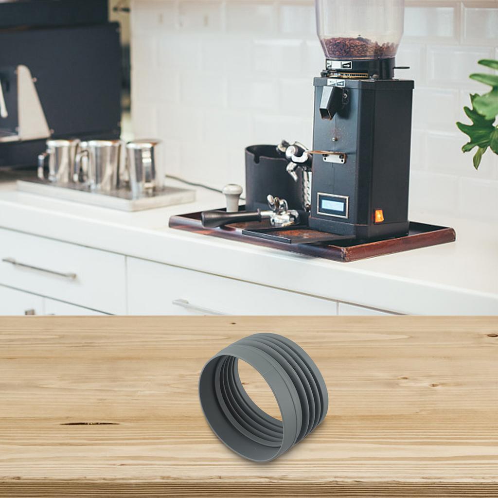 Brew Better Espresso with Grey Silicone Bellow For Fellow OPUS Grinder
