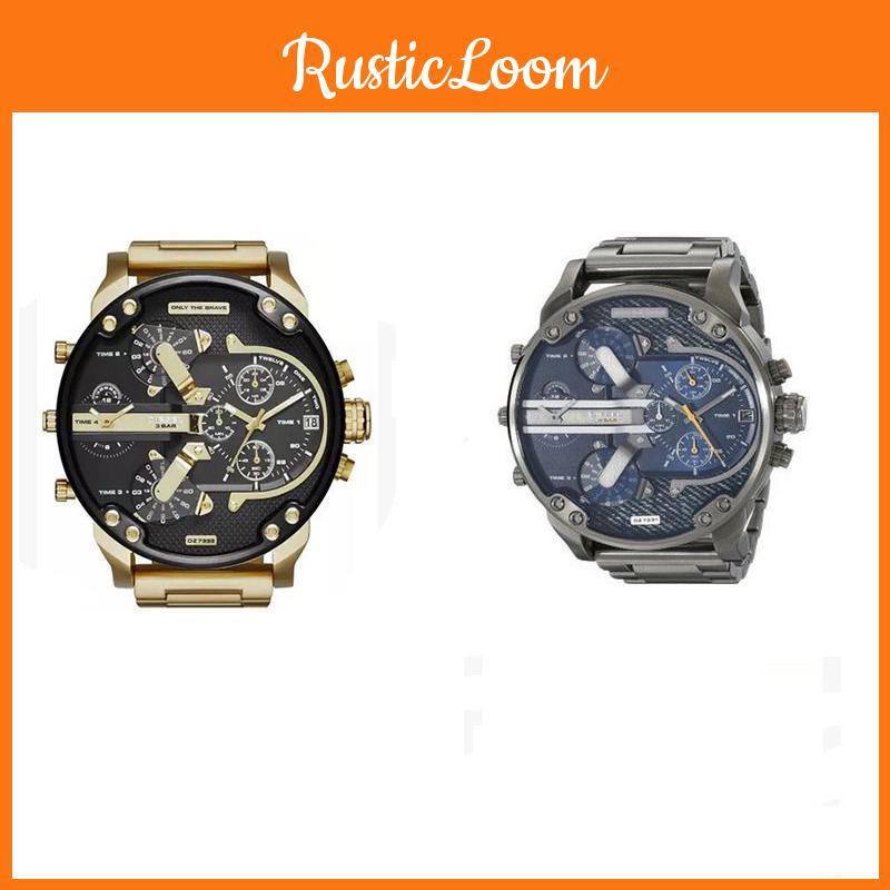 Stylish Fashion Personality Men's Large Dial Alloy Steel Quartz Watch