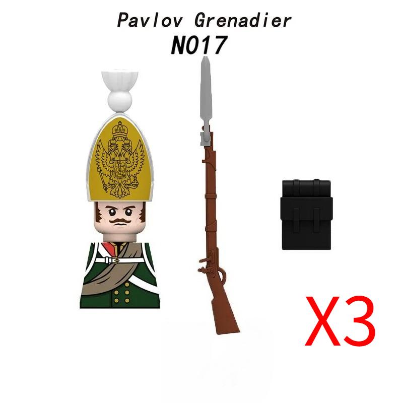 MOC Militar Medieval Guerra Napoleônica Blocos de Construção Exército Britânico Francês Infantaria Cavalaria Figura de Soldado Brinquedo de Peças