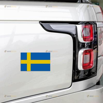 Schweden Flagge Schweden Flagge Auto Magnet Magnetischer Aufkleber -