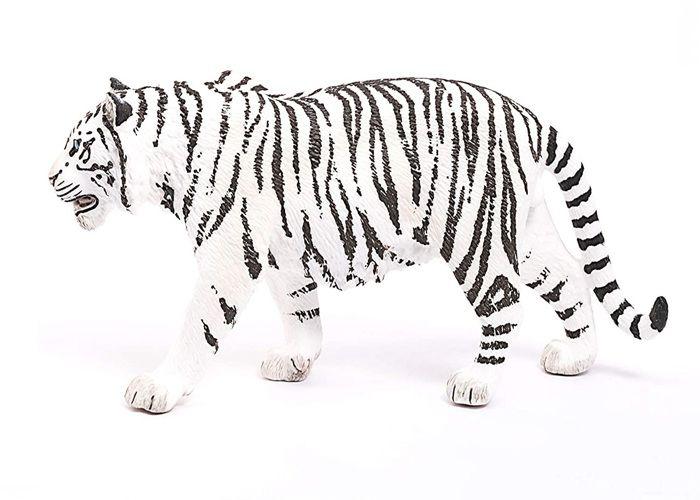 Schleich figurine 14731 - animal de la savane - tigre blanc mâle