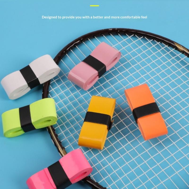 10Pcs Shock Absorption Sticky Tennis Racket Over Grip Anti-Slip Grip Tape Sport Fishing Rods Sweatband Headband Accessory