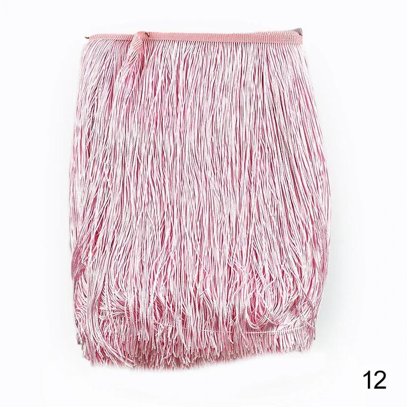 5/8/10M 30cm Long Tassel Fringes for Curtains Lace Trims Dress Fringe Trim Decorative Trimmings Stitching DIY Sewing Accessories