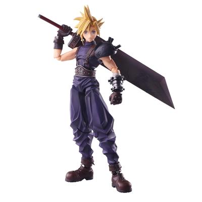 Final Fantasy VII Bring Arts Cloud Strife PVC boyalı hareketli figür