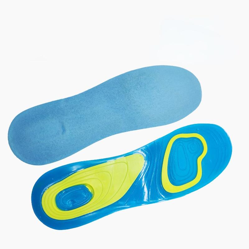 Sports Soft Silicone Gel Air Cushion Insole Hiking Running Shoe Insoles Pads Absorb Shock Footbed for Men and Women