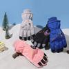 Winter Children Waterproof Windproof Gloves Cartoon Snow Sports Skiing Snowboard Cold Weather Road Cycling Necessaries