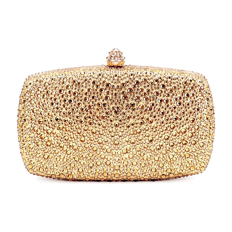 Evening Clutch Bags Green Bridal Clutches Bags Crystal Bridal Stones Purse Lady Party Wedding Rhinestone Women Shoulder Handbag
