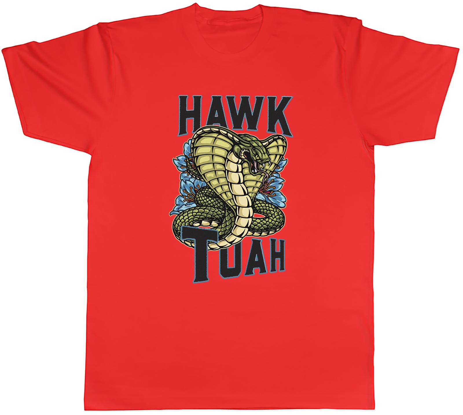 Hawk Tuah Funny Unisexs TShirt Spitting Cobra Blue Flower Tee Gift S