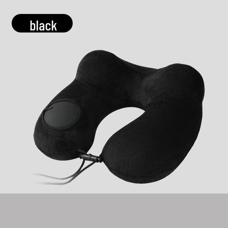 Inflatable U-shaped Travel Neck Pillow