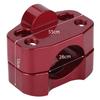 Motorcycle Handlebar Clamps Motorcycle Riser Aluminum Alloy 28mm 1 1/8" Motorcycle Handlebar Handle Fat Bar Mount Clamps Riser