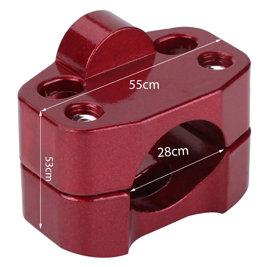 Motorcycle Handlebar Clamps Motorcycle Riser Aluminum Alloy 28mm 1 1/8" Motorcycle Handlebar Handle Fat Bar Mount Clamps Riser