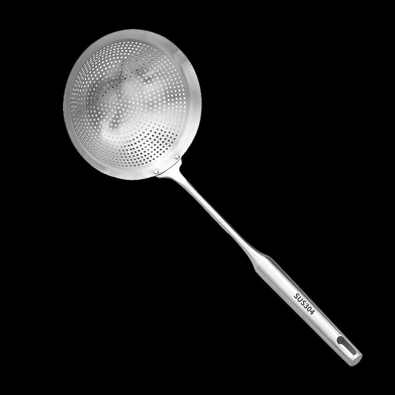 Lijia Verdicktes 304 Edelstahl Küchensieb Schöpflöffel