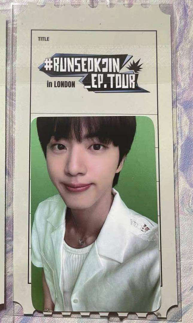 

[USED] BTS JIN Kim Seokjin London Trading Card Day 2