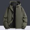 Hooded Spring and Autumn New Men's Jacket Wear Loose Korean Style Casual Middle-aged and Elderly Jacket Men's Jacket