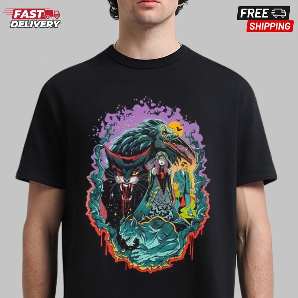 Halloween Horror Nights 2025 Origins of Horror T-Shirt, Halloween Gift Shirt Unisex T-Shirt XXXL