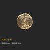 Background Home Decoration Wall Hanging Copper Pendant Metal Hollow Out Coral Lotus Leaf Fish Pond Goldfish Wall Decoration
