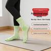 Professional Non-slip Split-toe Yoga and Pilates Mid-calf Socks