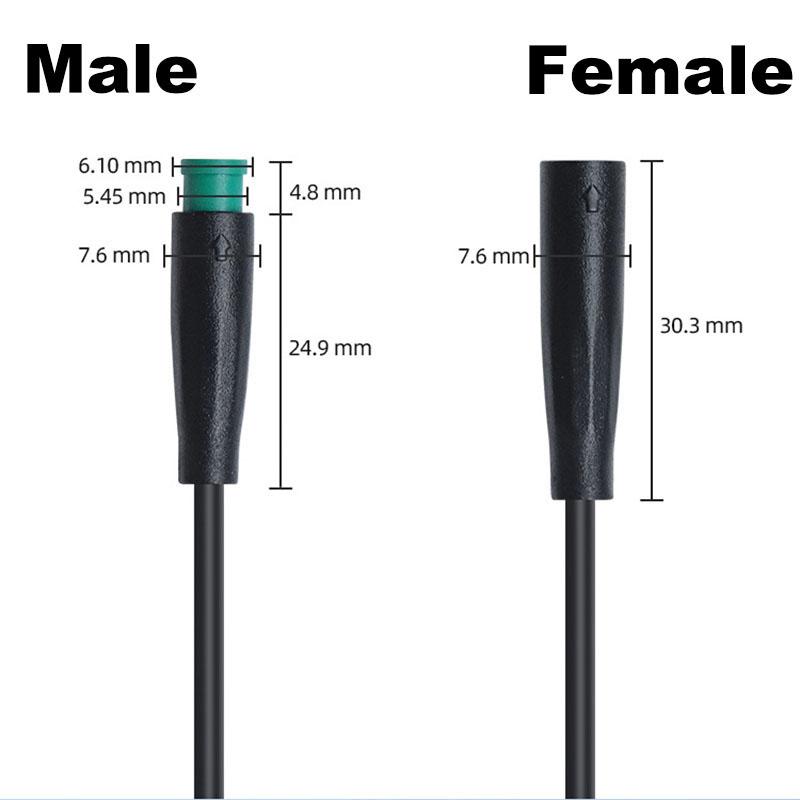 M6 2 3 4 5 Pin Core Julet Electric Butt Cable Plug Male Female Connector Scooter Brake Waterproof 6mm Signal Sensor Cord