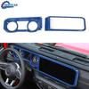 2x Dash Cover Navigation GPS Screen Frame Panel Trim For Jeep Wrangler JL JT 24+