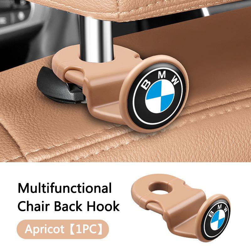 For BMW M E46 E90 E60 Car Interior Hanging Storage Hook Clips Organizer For BMW X1 U11 X7 G07 XM G09 i7 7 Series G70 LCI iX I20 U06 G81 M3 Sticker