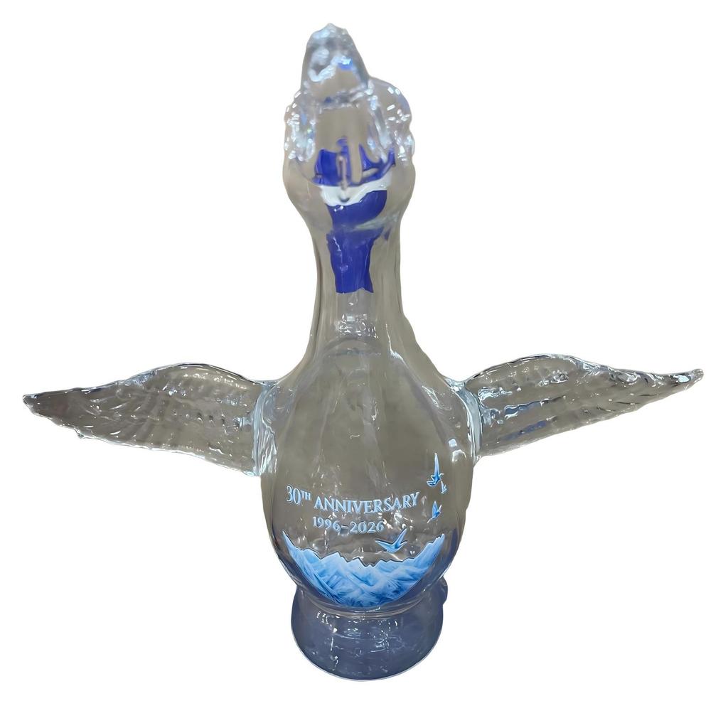 Decorative Borosilicate Glass Liquor Bottle for Home Bar - Shaped Design