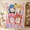 Anime B-Bocchi The R-Rock Blanket For Soft Warm Knee For Bedroom Living Room Bed Sofa Camping Picnic Office Gift