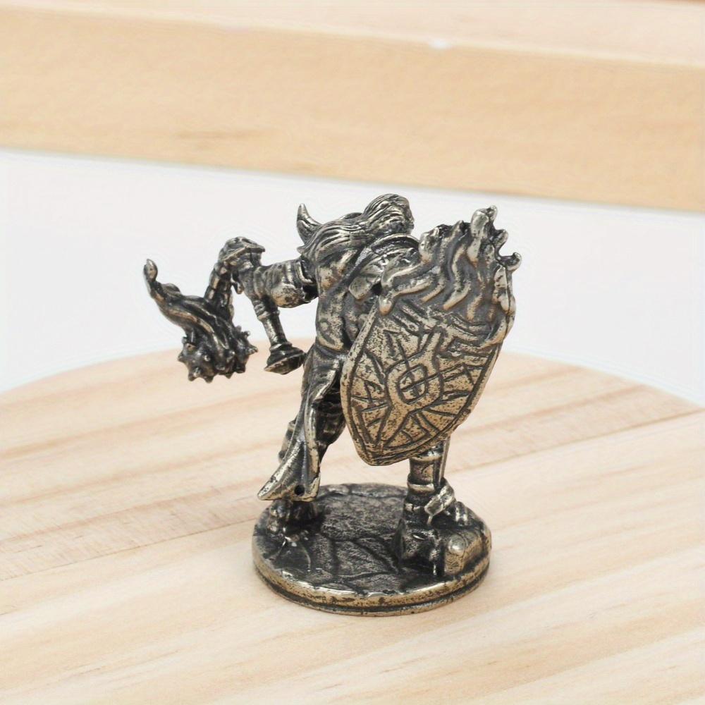 Vintage White Brass Biochemical Orcs Soldiers Models Desktop Ornaments Decorations Game Miniature Figurine Accessories Men Gifts