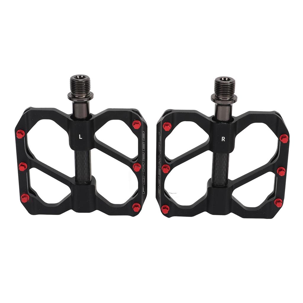 2PCS Road Bike Pedals Aluminum Alloy Anti Slip Lightweight Flat Pedals for Mountain Bike