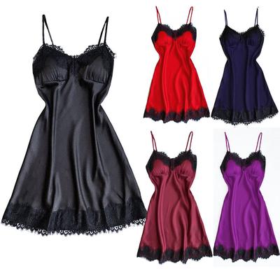 Dámské Sexy krajkové spodní prádlo Noční prádlo Spodní prádlo Župan Babydoll Sleepwear Šaty