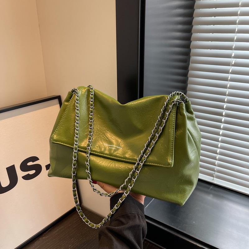 Premium Sense Simple Underarm Bag 2025 New Women's Bag Fashionable Large Capacity Shoulder Bag Trendy Versatile Messenger Bag