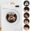 1/6 st Simulerad Djurklistermärke Vattentät PVC Självhäftande Hund Katt Kanin Hushållsapparater Ugn Kylskåp Tvättmaskin Dekorativ Dekal