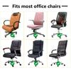 Waterproof Office Armchair Cover Stretch Pu Leather Computer Chair Covers Thickened Rotating Chair Case Funda Silla Escritorio