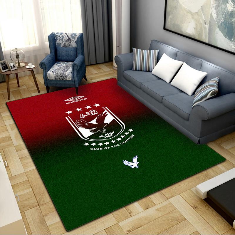 Al Ahly Carpet Rug for Living Room Bedroom Home Sofa Decoration, Kids play Non-slip Floor Mat