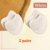 4pcs Sandals Anti-slip Forefoot Pads Stickers Thickened Suede Forefoot Half Inserts High Heel Pain Relief Toe Cushion Foot Care