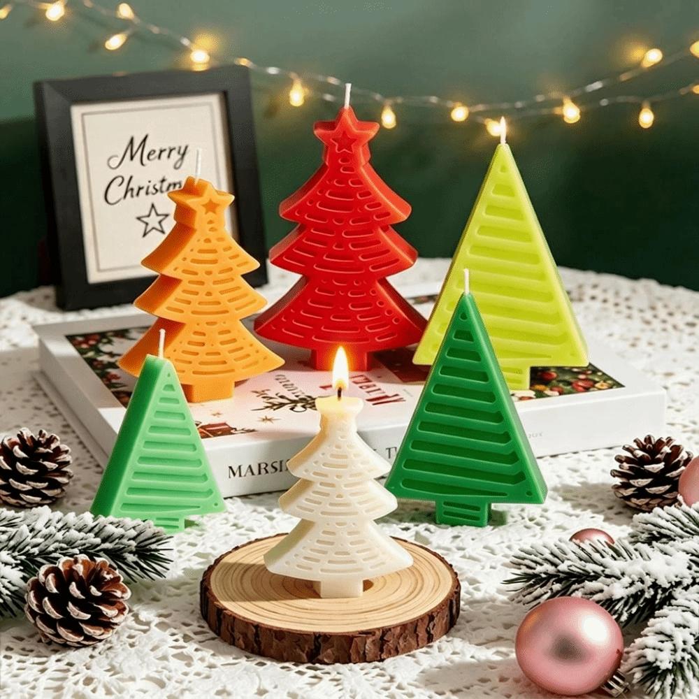 Reusable Christmas Tree Silicone Mold Food Grade Mousse Mold Chocolate Muffin Mold  Baking Decor